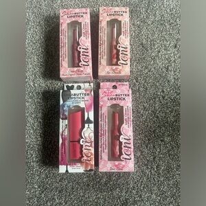 Ioni Heart Lip Sticks Mauve, Nude Pink, & Pink Dress